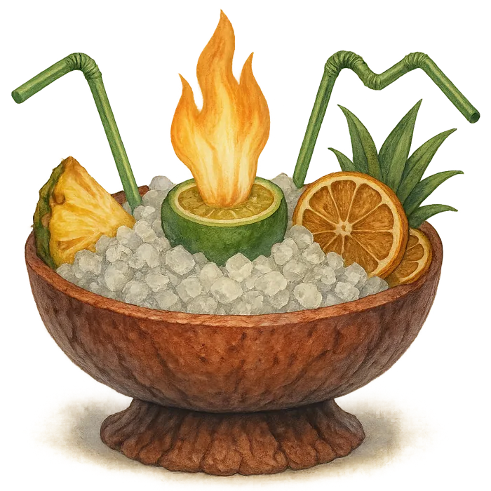 Illustration of the Black Sun Volcano (serves 3-4)